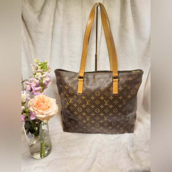 Auth Louis Vuitton Cabas Mezzo shoulder tote bag - Picture 1 of 16